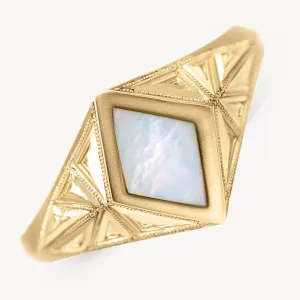 Quinn Mother of Pearl Ring