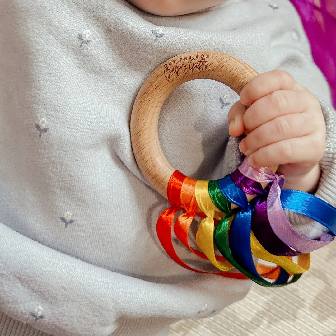 Rainbow Ribbon Ring | UKCA Tested