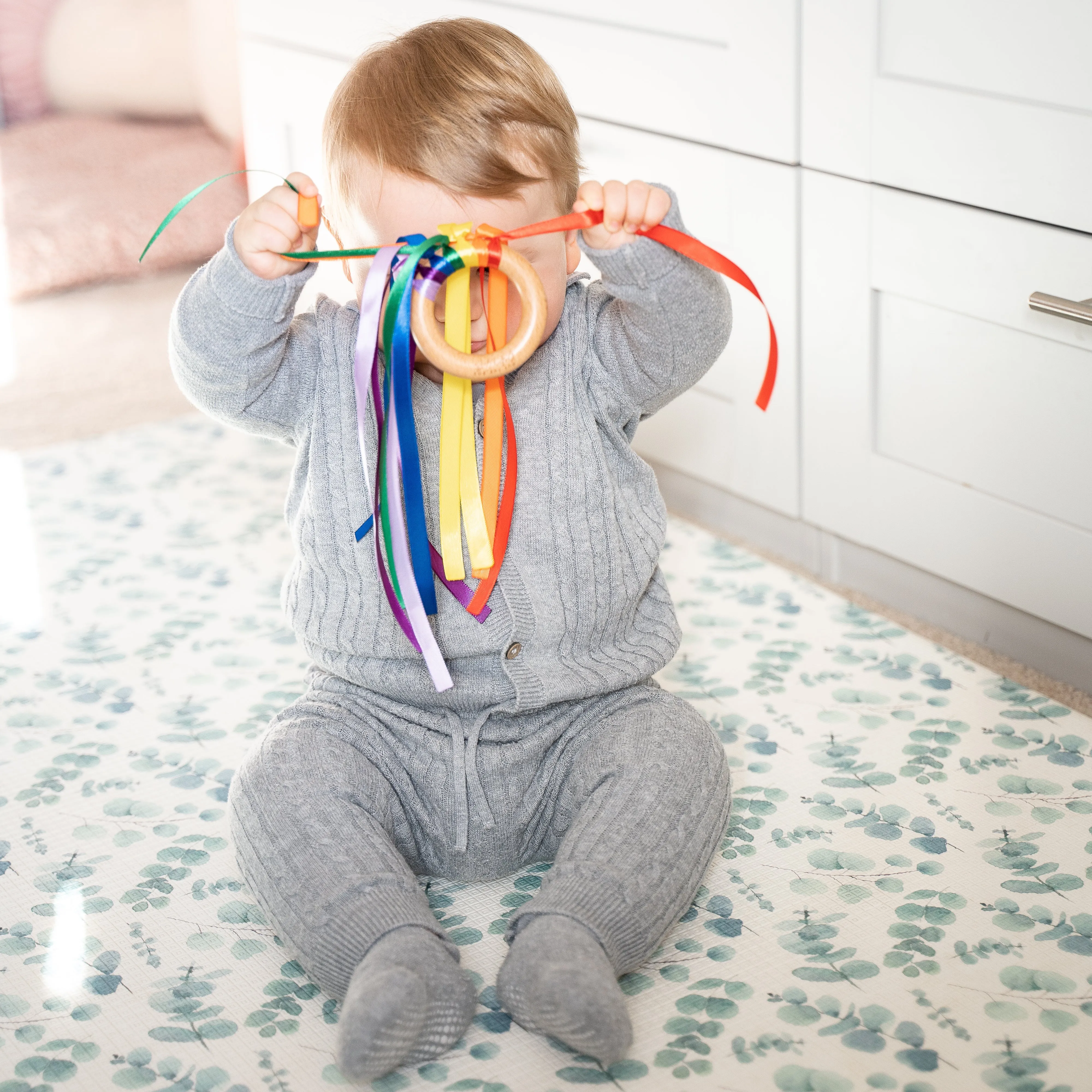 Rainbow Ribbon Ring | UKCA Tested