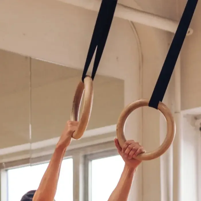 Randy & Travis Machinery Wooden Olympic Gymnastic Rings