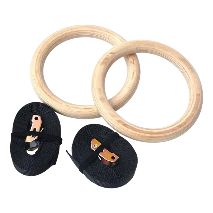 Randy & Travis Machinery Wooden Olympic Gymnastic Rings
