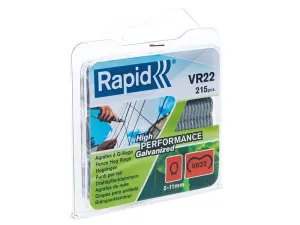 RAPID Vr22 Fence Hog Rings Pack 215 Galvanised