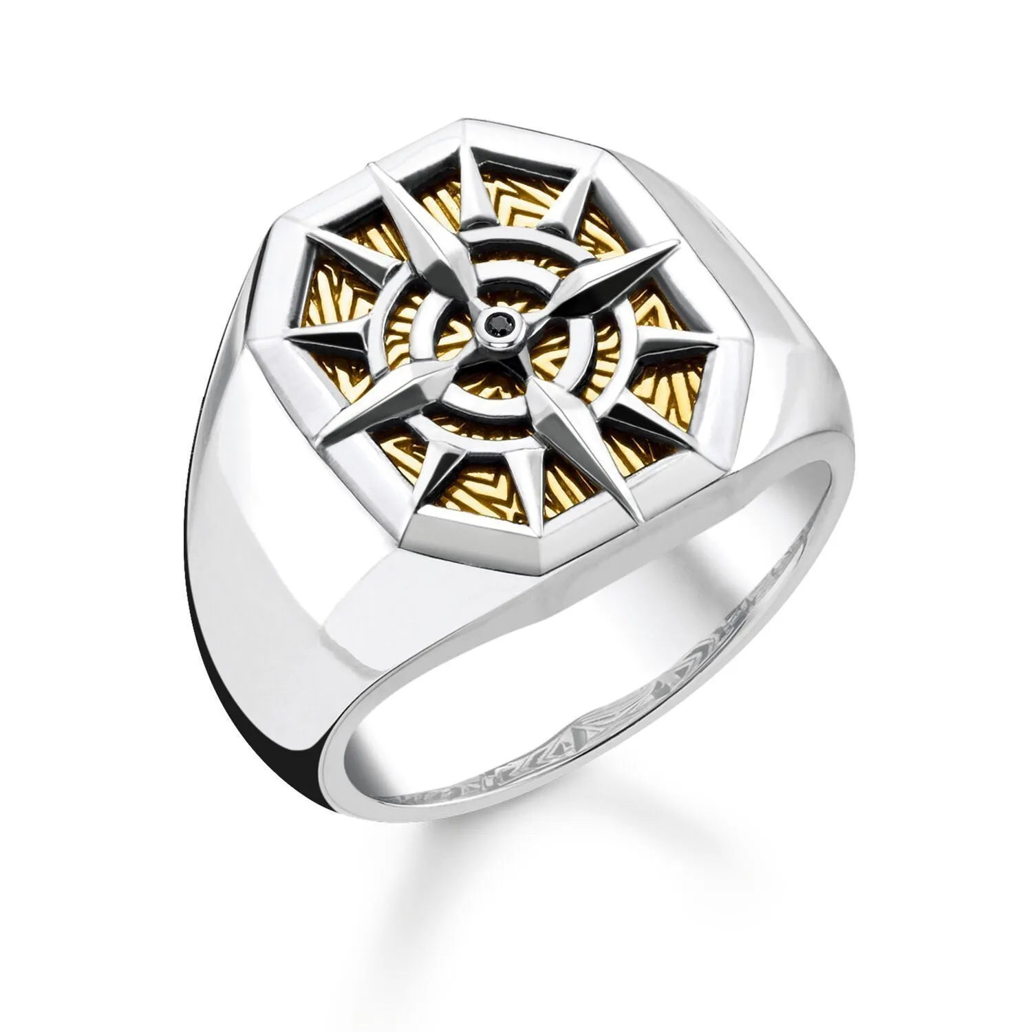 Ring Compass Gold