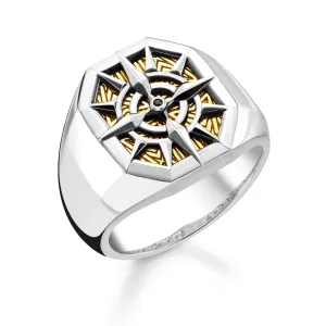Ring Compass Gold
