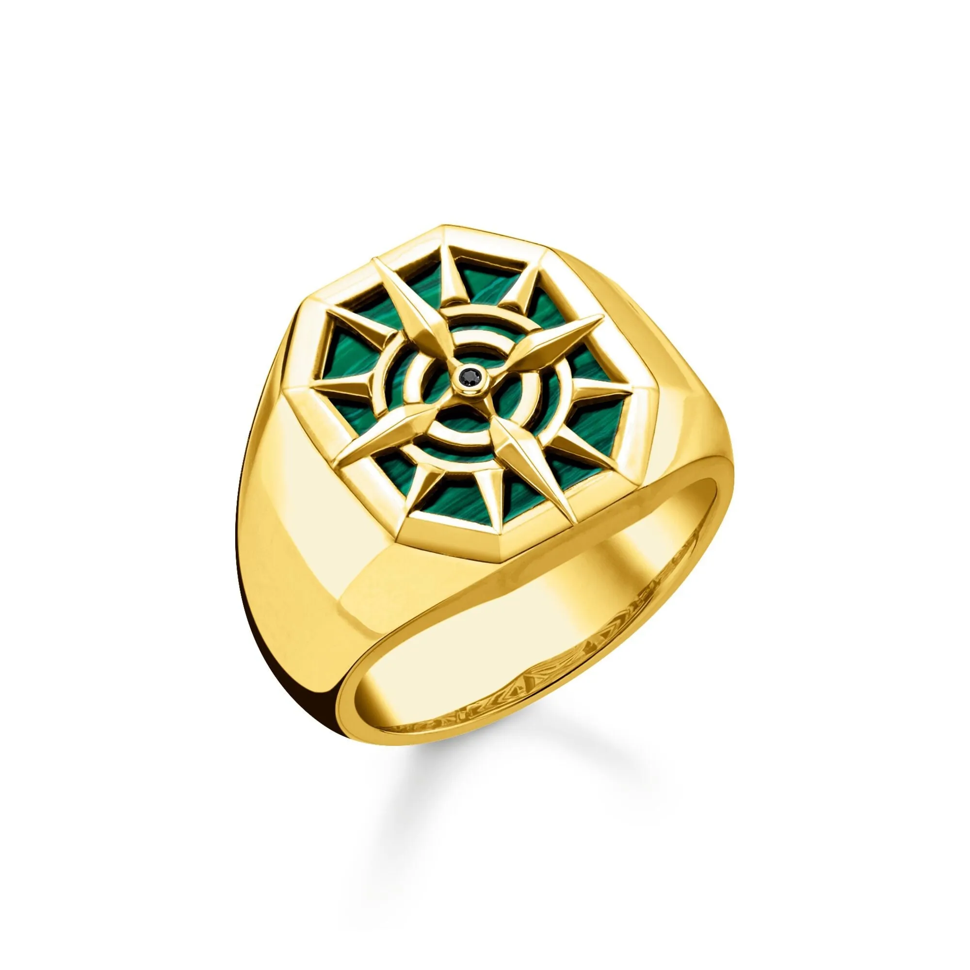 Ring compass green