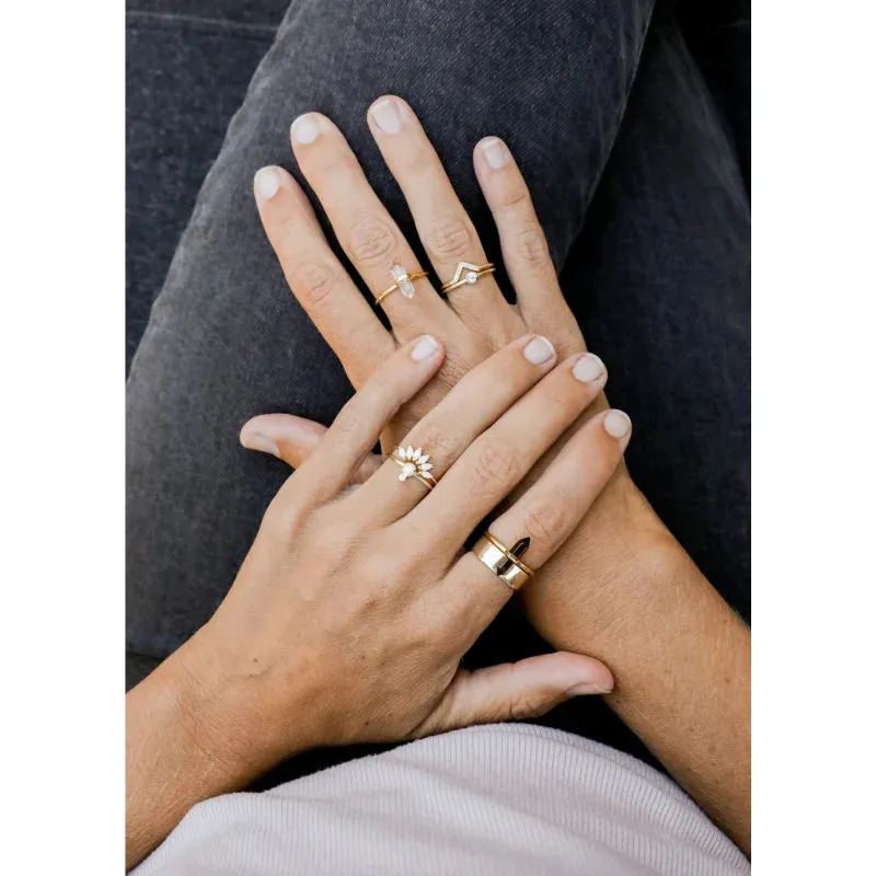 Ring | Smokey Quartz Point | JaxKelly