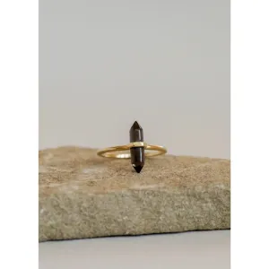 Ring | Smokey Quartz Point | JaxKelly