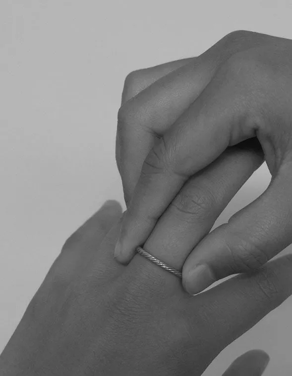 Rope Band - Sterling Silver