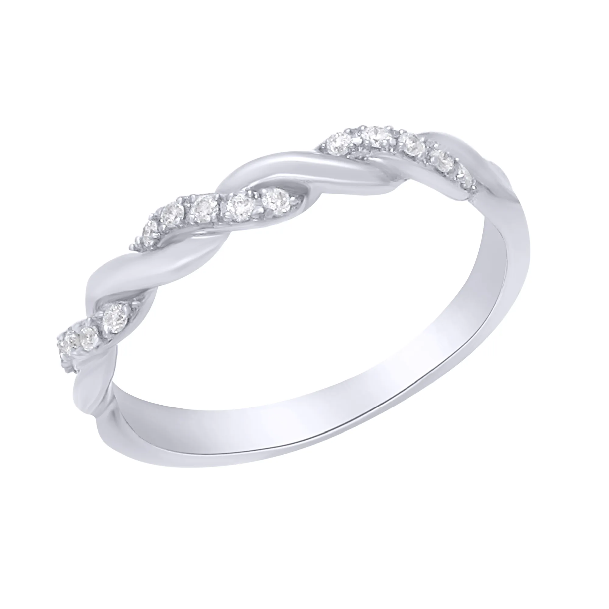 Rope Design Diamond Ring