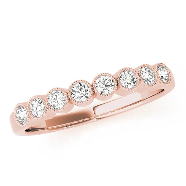 Round Milgrain Bezel Anniversary Band