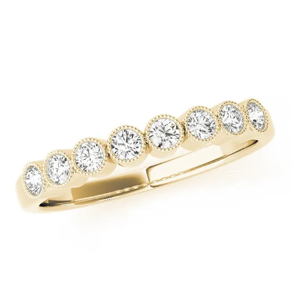 Round Milgrain Bezel Anniversary Band