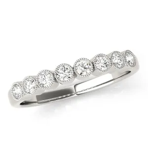 Round Milgrain Bezel Anniversary Band