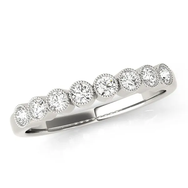 Round Milgrain Bezel Anniversary Band