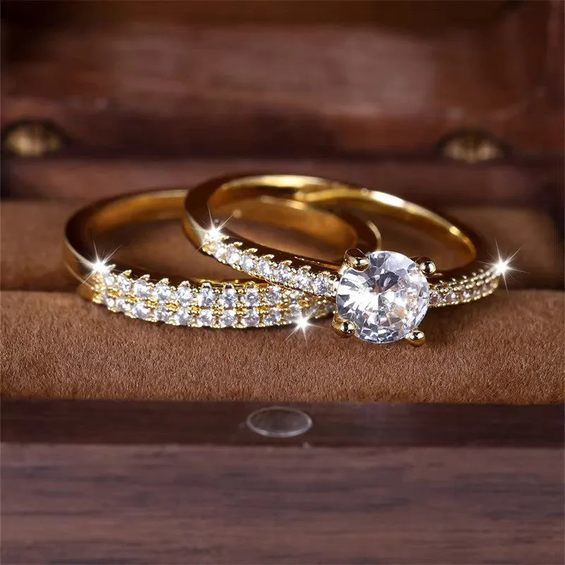 Royal Gemstone Wedding Rings : Regal Elegance