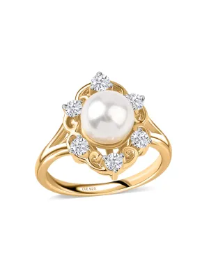 Royalty Pearl Ring For Women