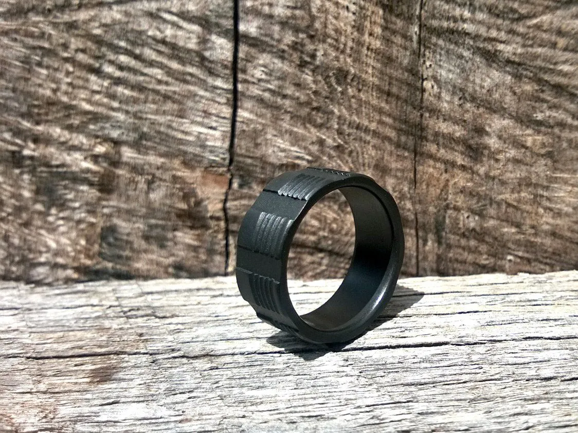 Saber - Custom Machined Men's Ring