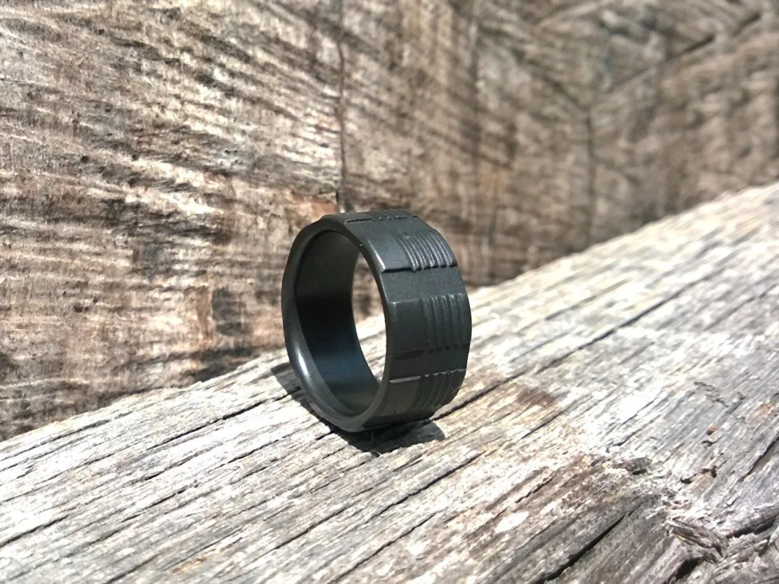 Saber - Custom Machined Men's Ring