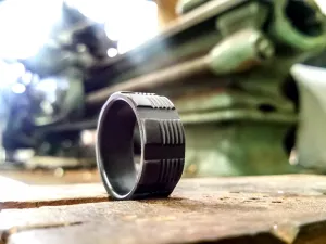 Saber - Custom Machined Men's Ring