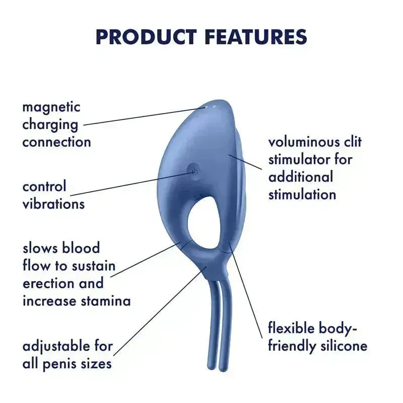 Satisfyer Swordsman -  Vibrating Adjustable Lasso Cock Ring