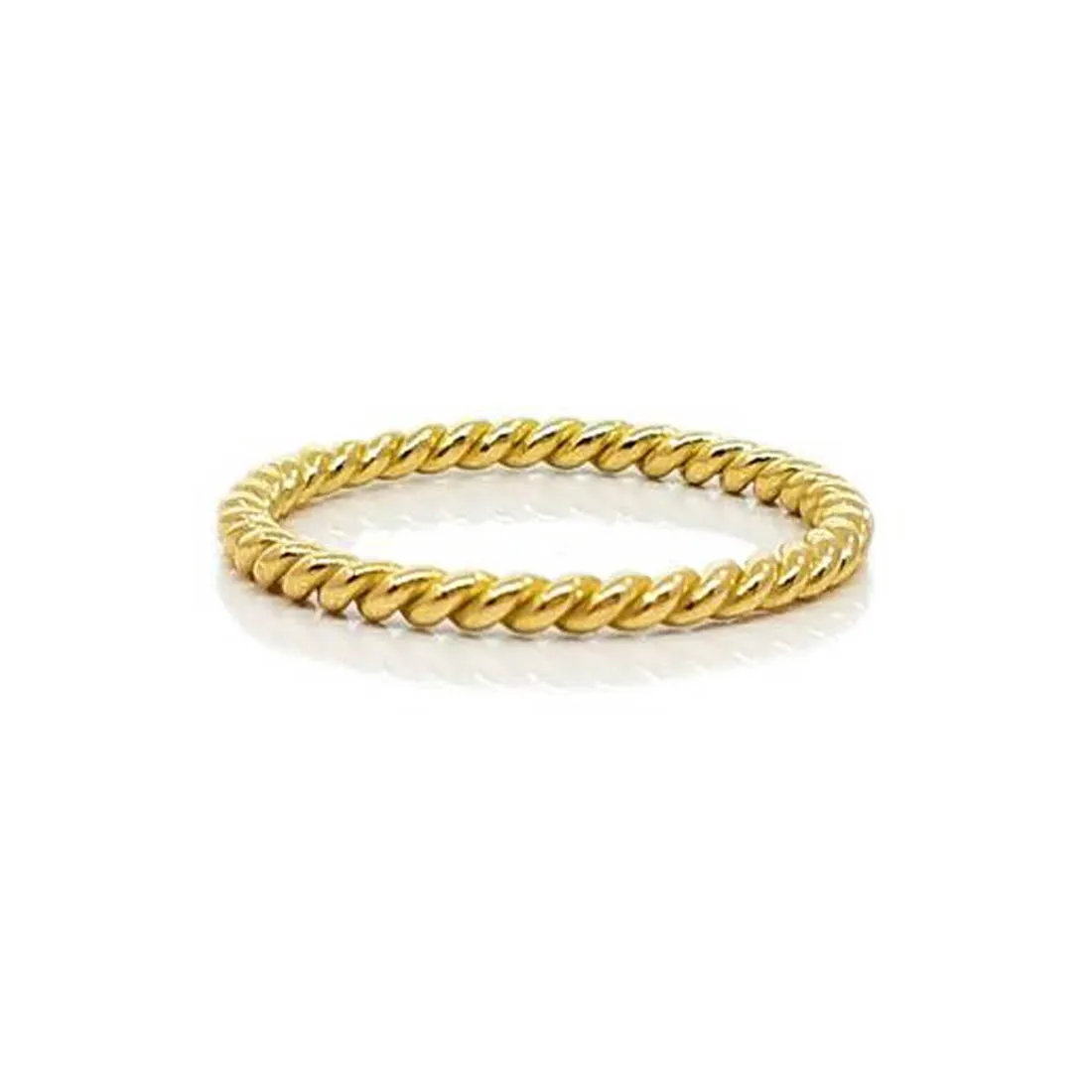 Sethi Couture Rope Yellow Gold Band