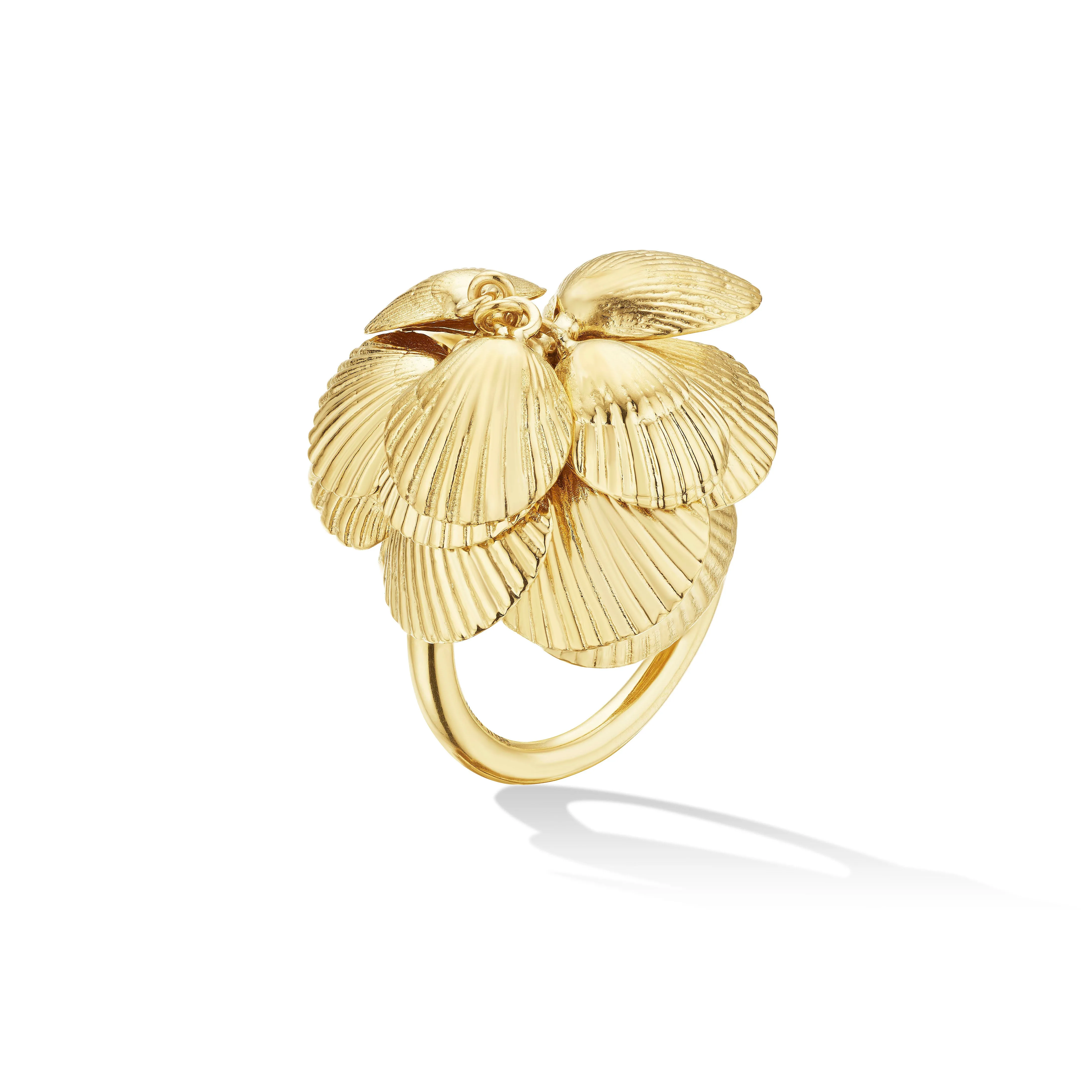 Shell Charm Ring