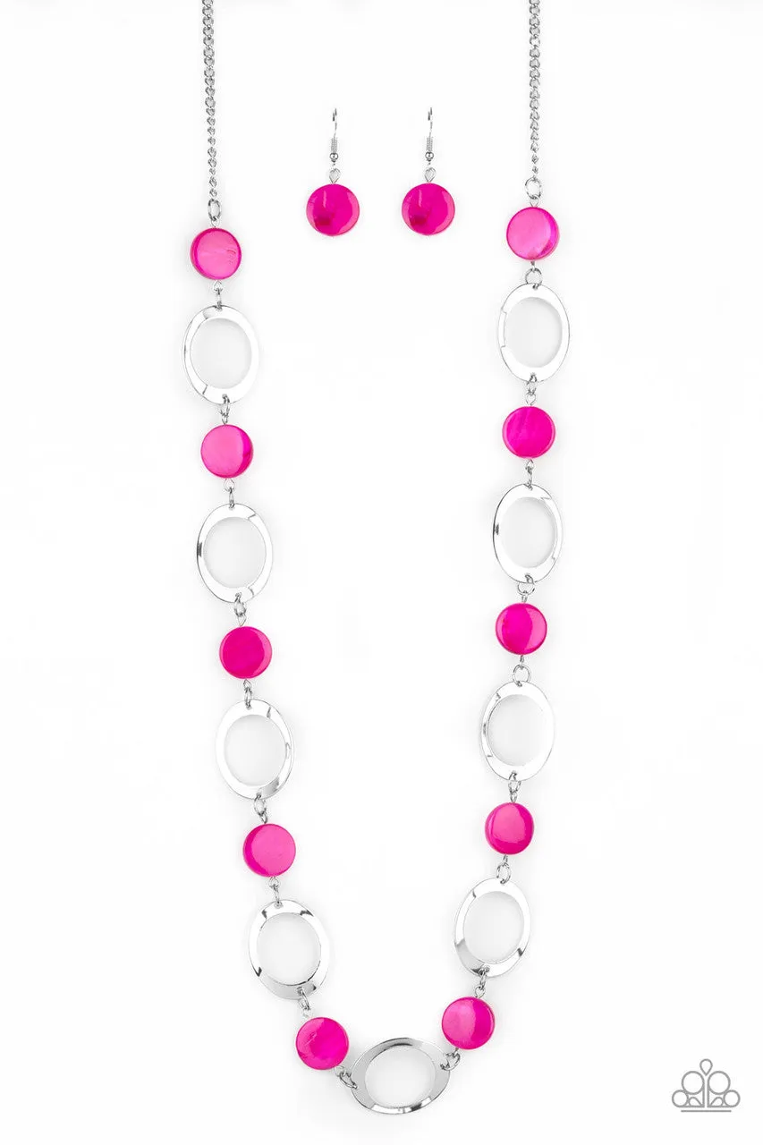 SHELL Your Soul Pink Paparazzi Necklace
