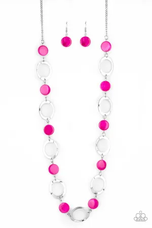 SHELL Your Soul Pink Paparazzi Necklace