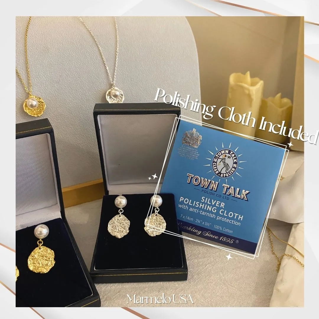 [Silver 925] Ellie's Chunky Shell Pearl Necklace