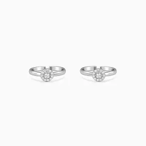 Silver Averi Toe Rings