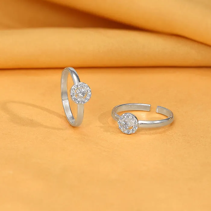 Silver Averi Toe Rings