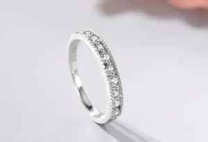 Silver Clear Zircon Ring
