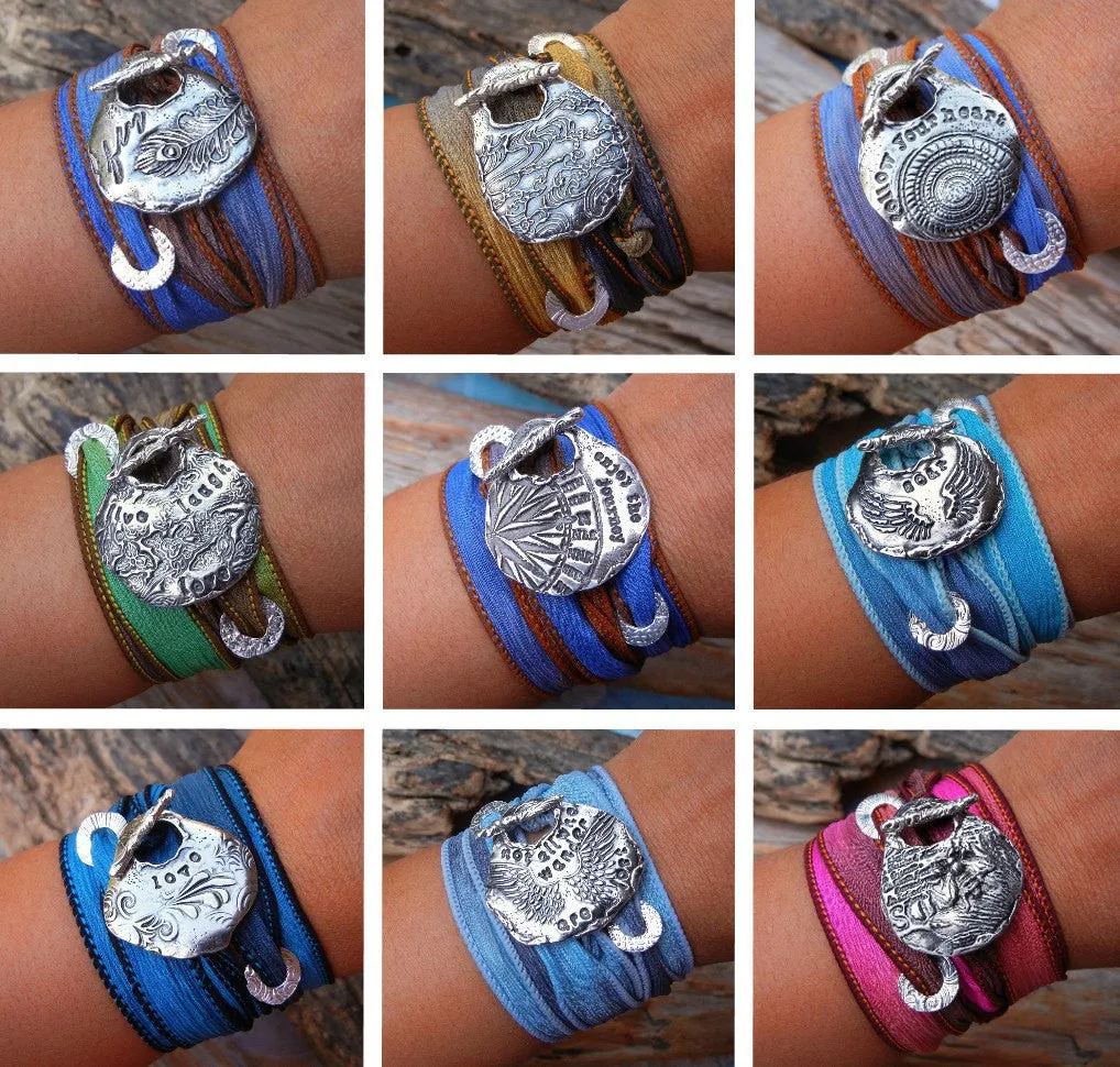 Silver Compass Bracelet