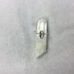 Silver Puka Shell Ring