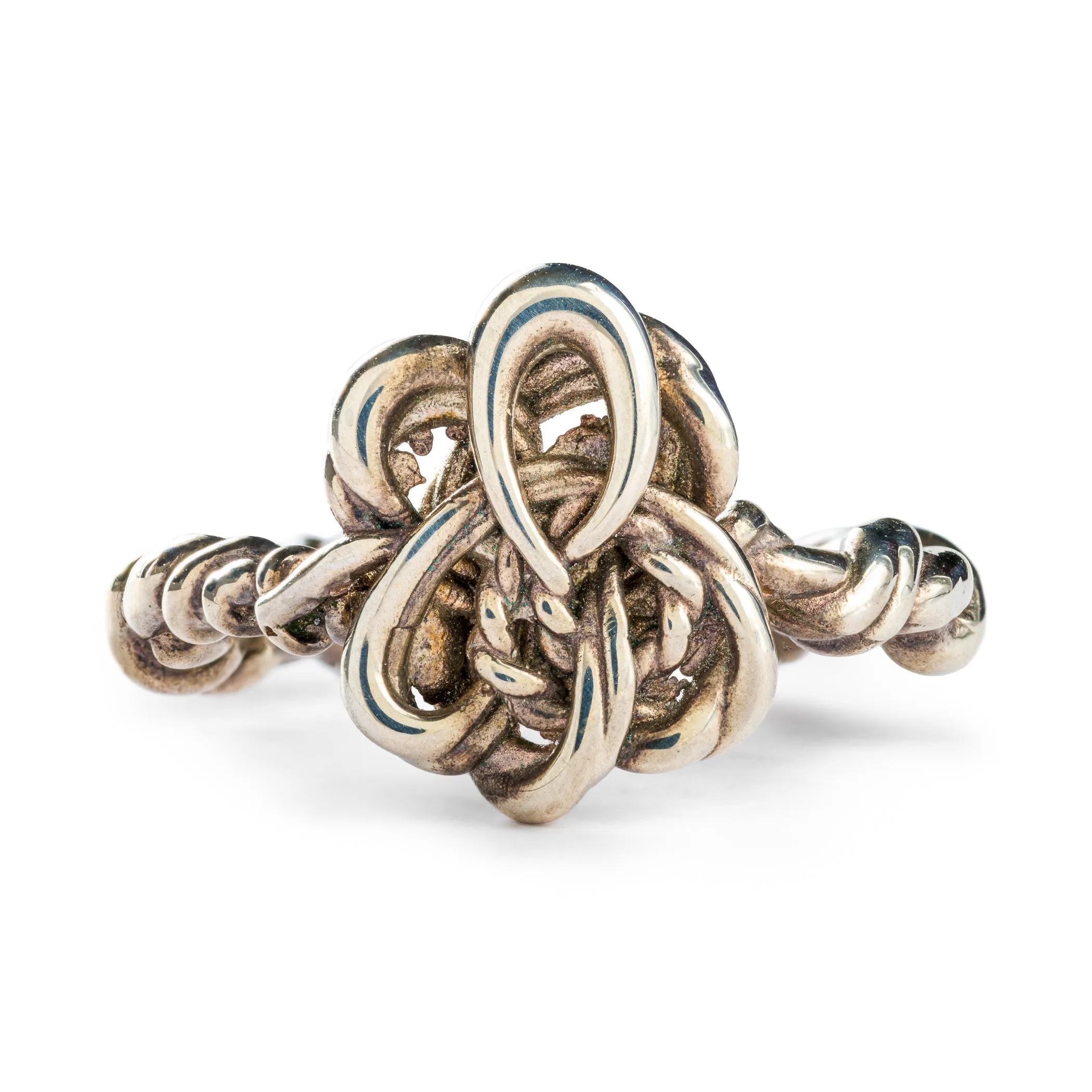 Silver Rope Knot Ring