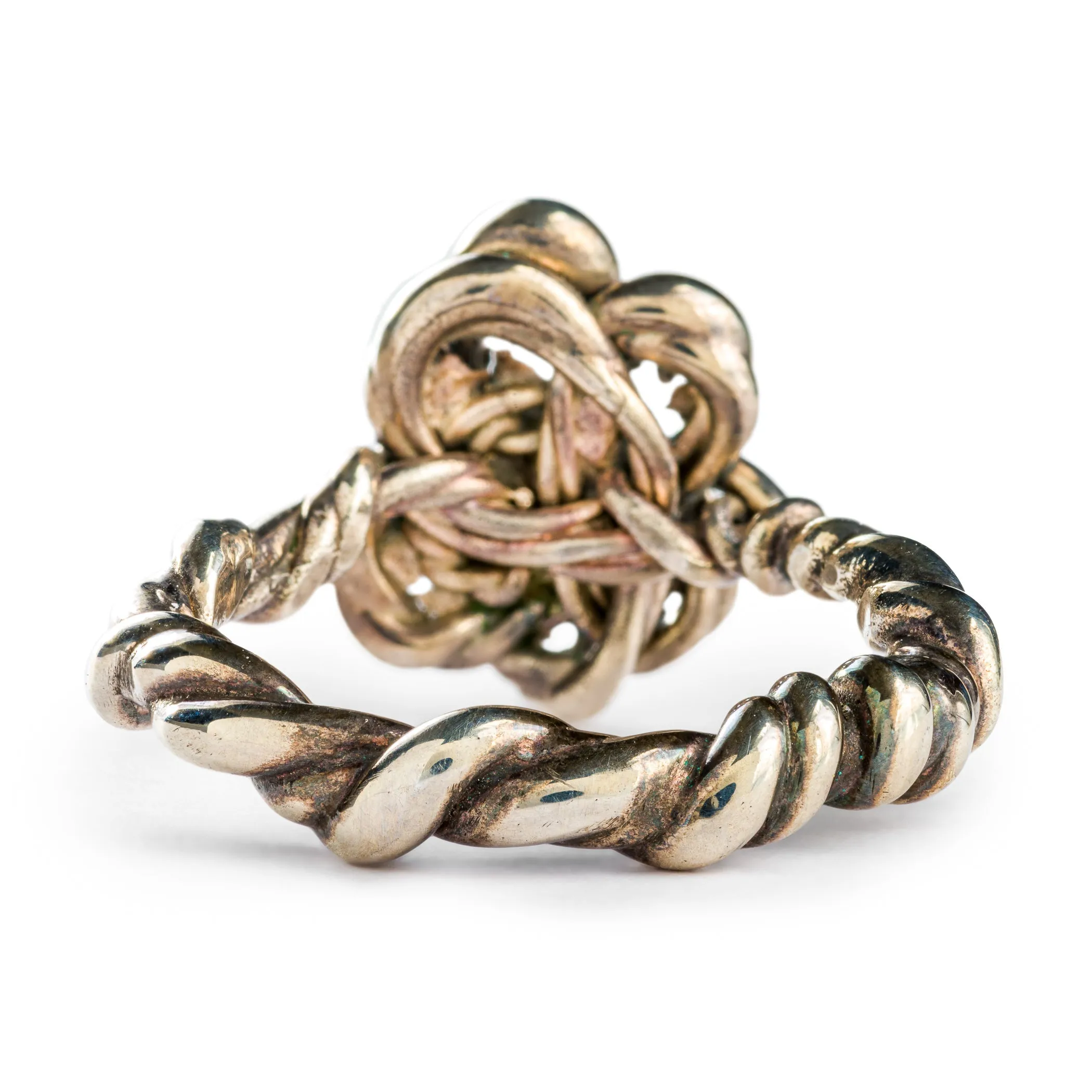 Silver Rope Knot Ring
