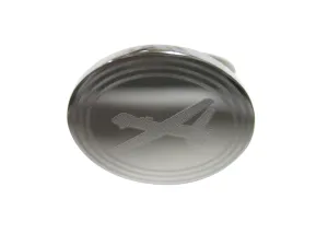 Silver Toned Etched Oval Unmanned Aerial Vehicle UAV Drone V2 Adjustable Size Fashion Ring