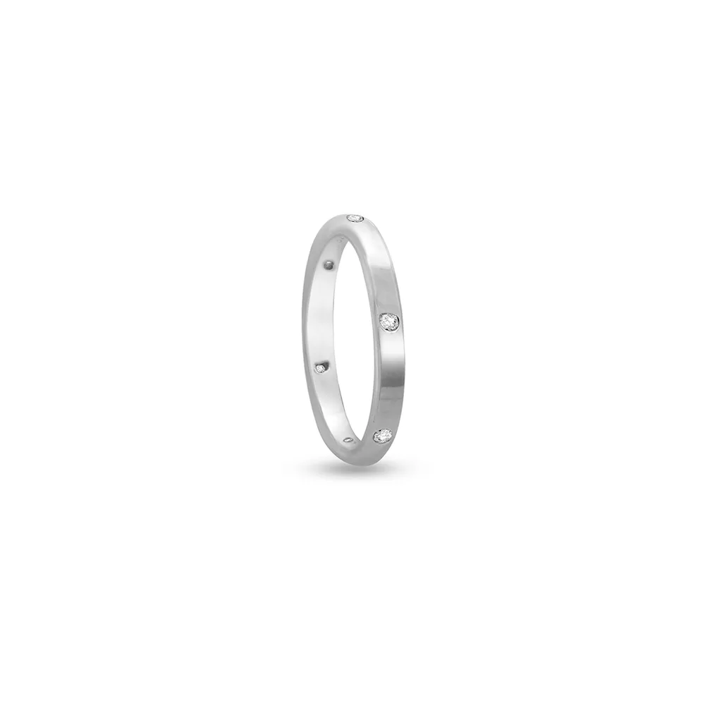 SOLID CZ INFINITY BAND