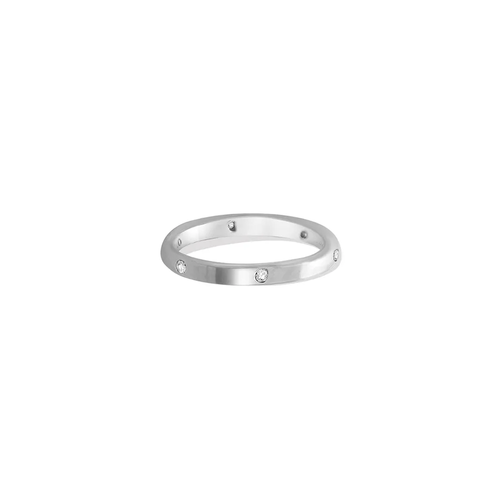 SOLID CZ INFINITY BAND