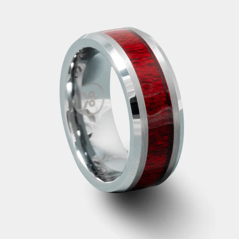 Spiderman - Rosewood Men's Tungsten Ring