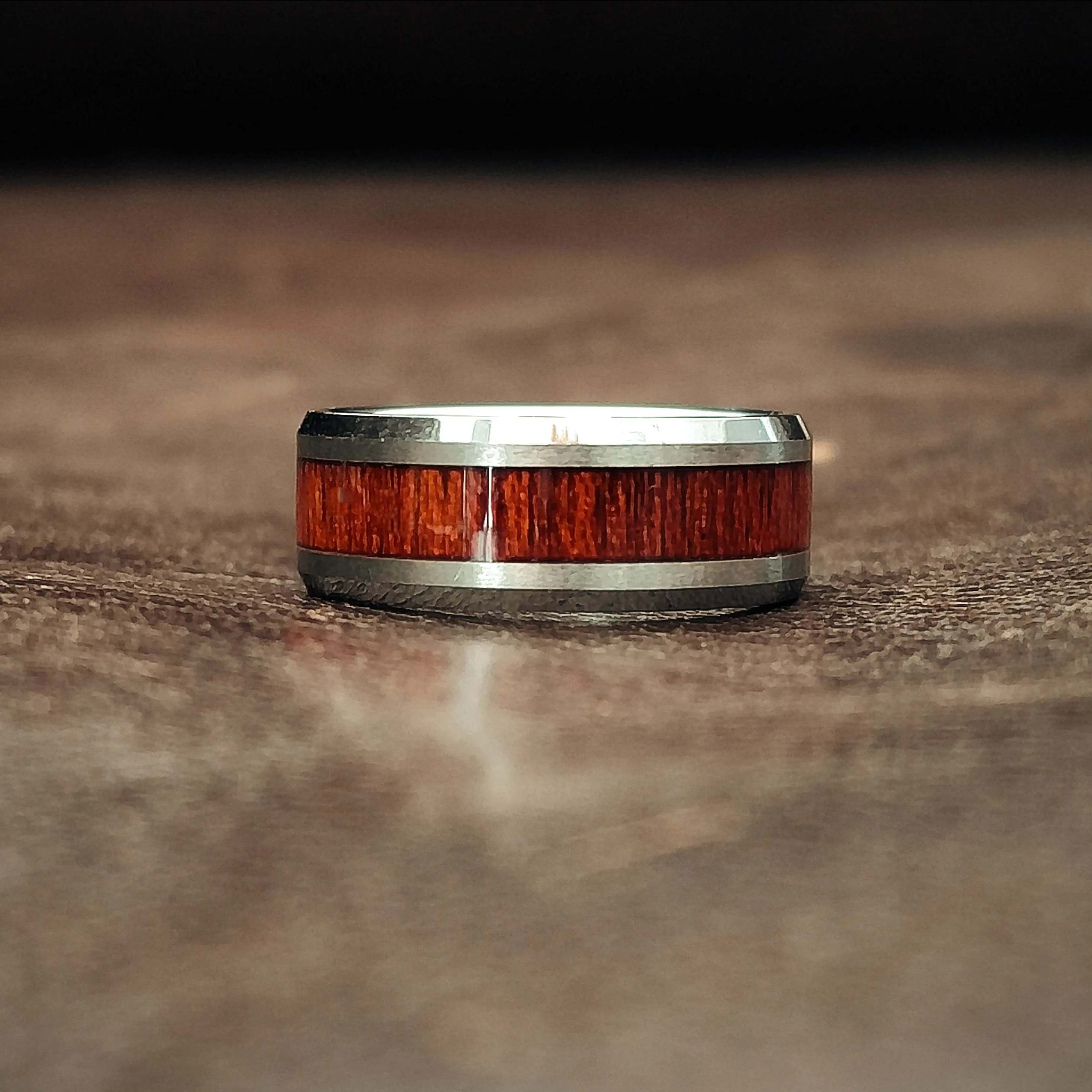 Spiderman - Rosewood Men's Tungsten Ring