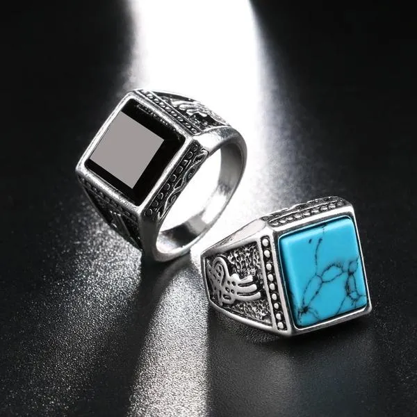 Square Cut Stone Ring