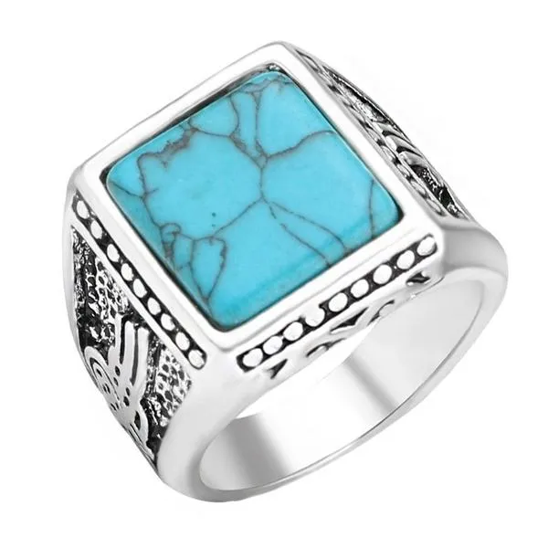 Square Cut Stone Ring