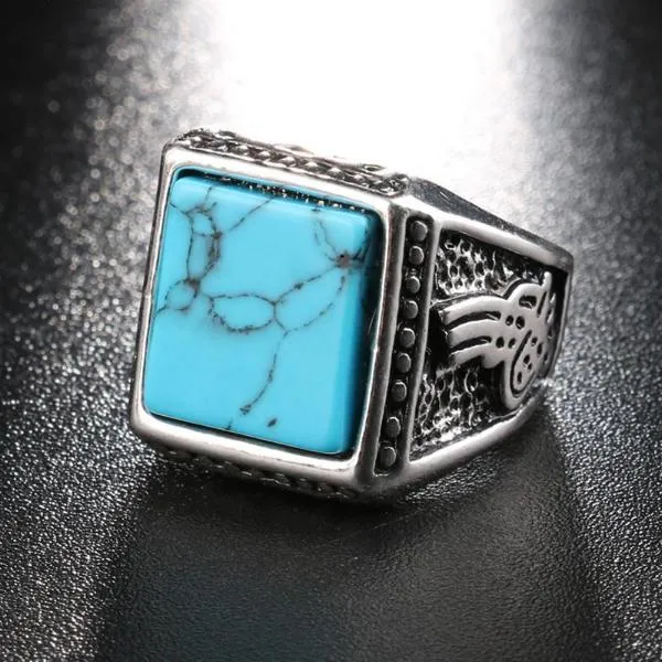 Square Cut Stone Ring