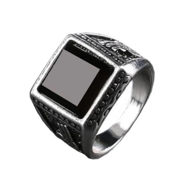 Square Cut Stone Ring
