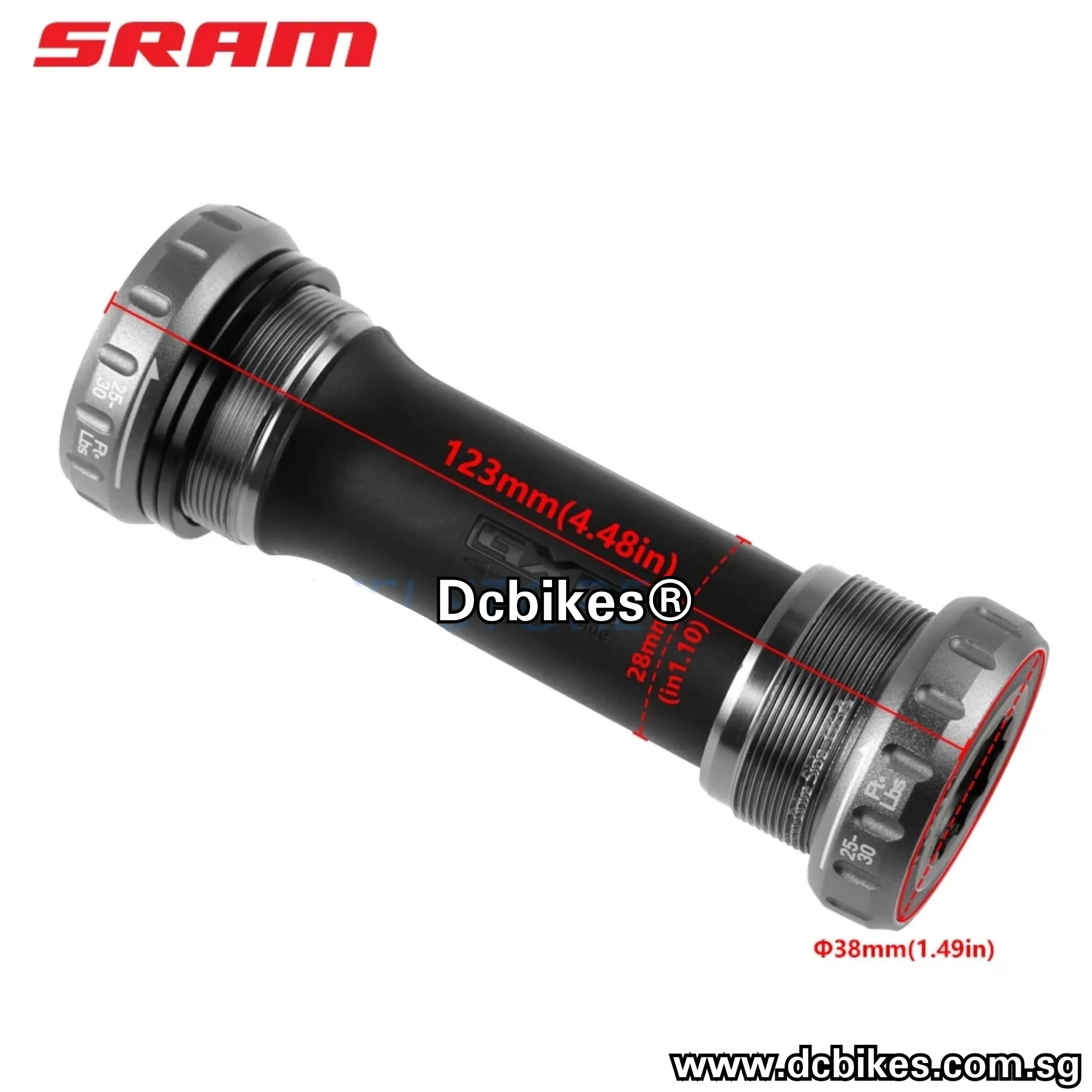 Sram 30T X1 X-Sync 1000 Fat Bike Crank   GXP BB