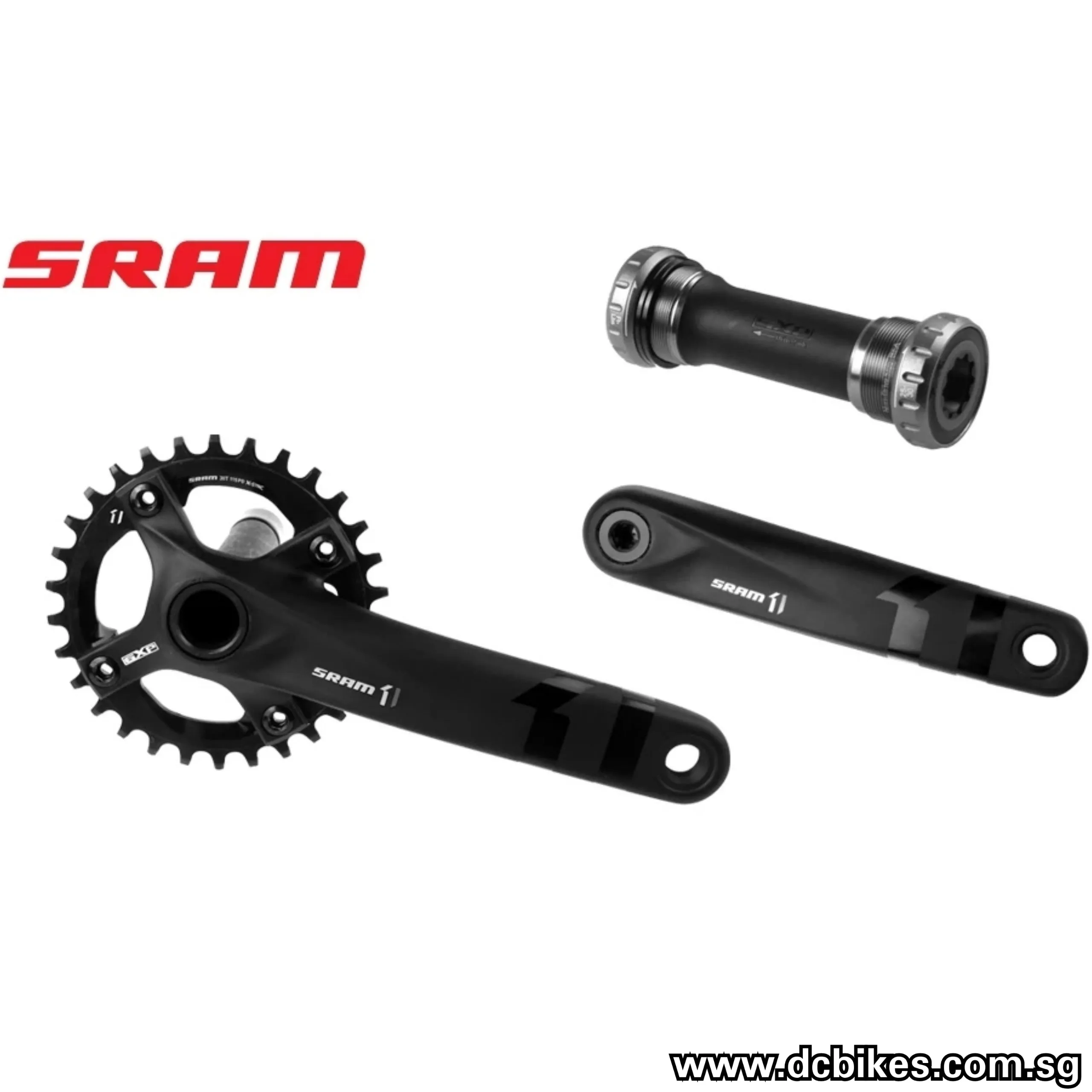 Sram 30T X1 X-Sync 1000 Fat Bike Crank   GXP BB