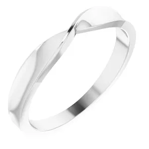 Sterling Silver 3 mm Stackable Twist Ring