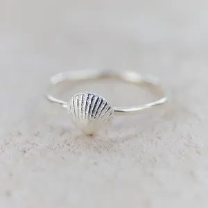Sterling Silver Cornish Shell Ring