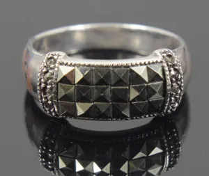 Sterling Silver Marcasite Size 9