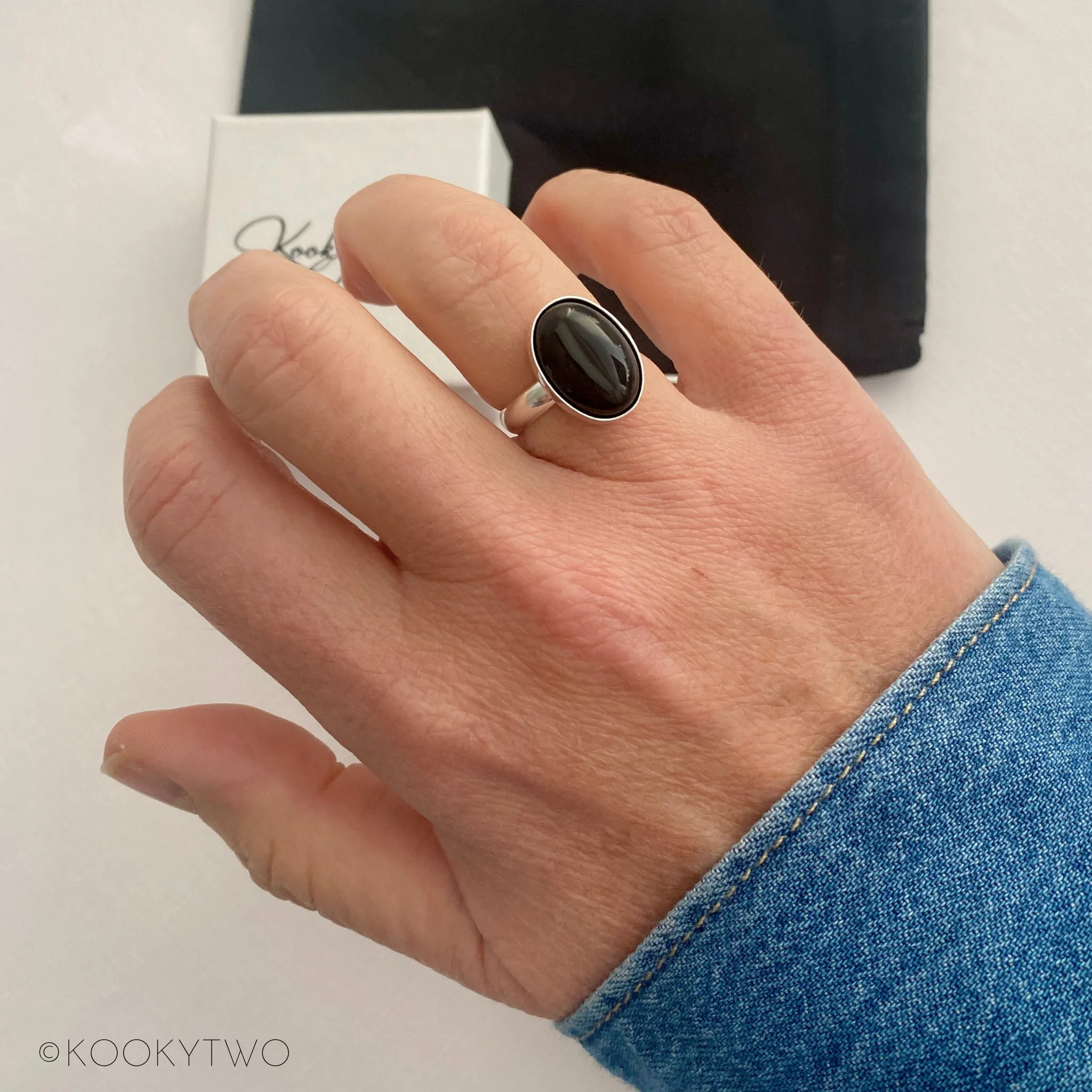 STRENGTH | Black Onyx Ring